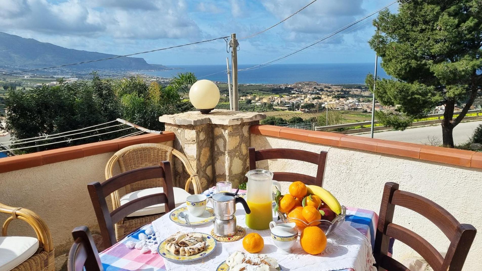 Casa Vacanza Vista Mare Custonaci Extérieur photo